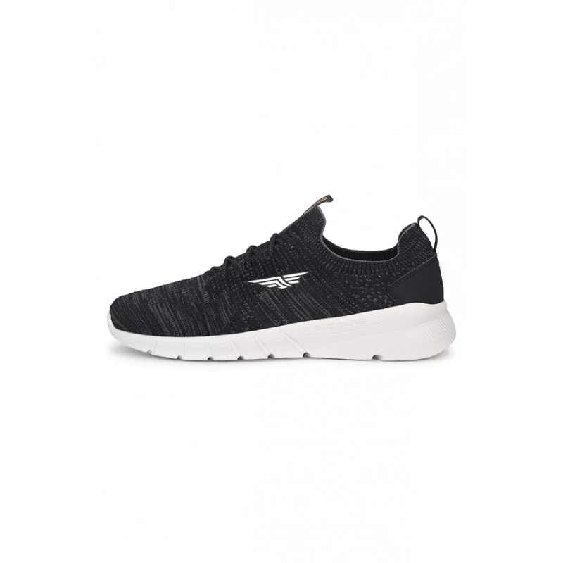 Men Black Walking Shoes - Image 3