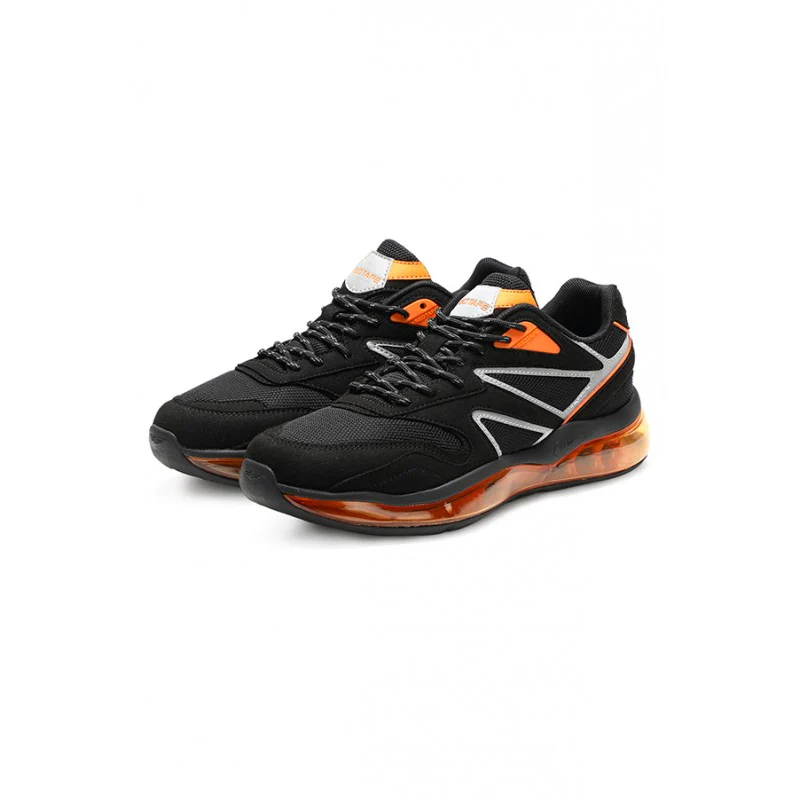 Men Black Walking Shoes - Image 4