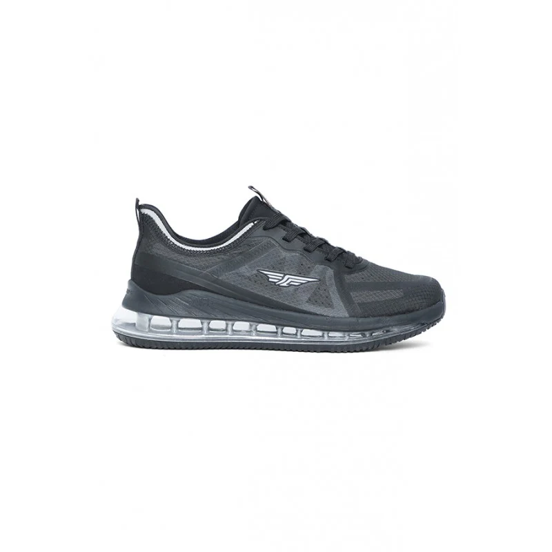 Men Black Walking Shoes - Image 3