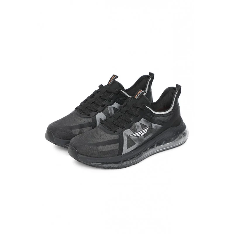 Men Black Walking Shoes - Image 5