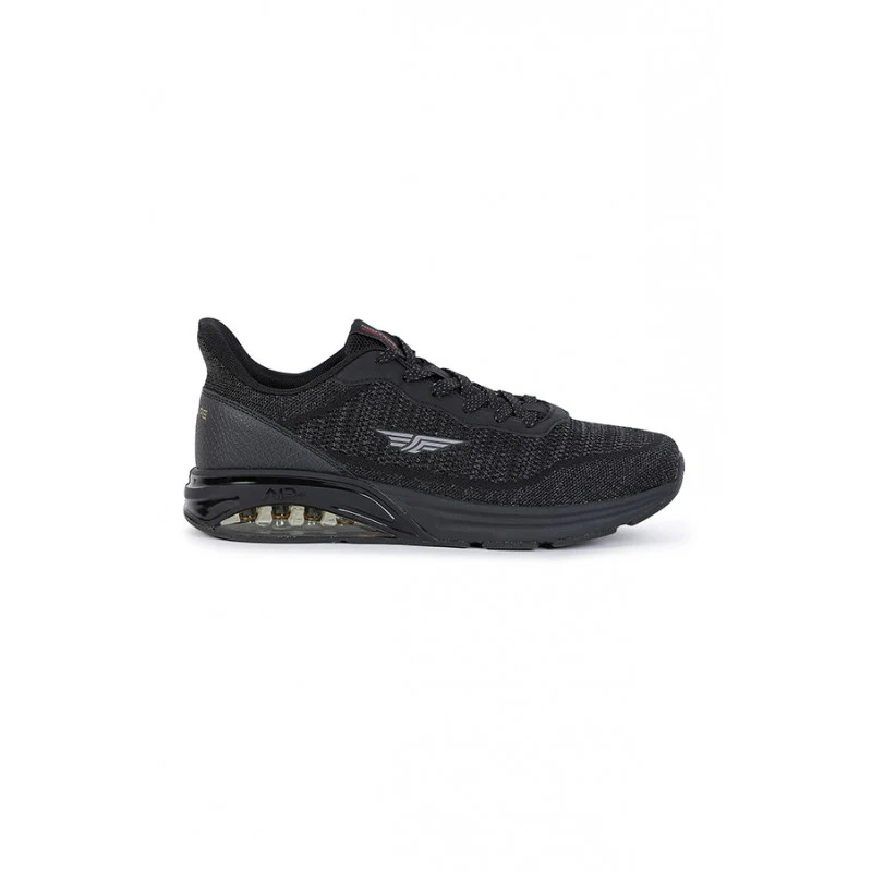 Men Black Walking Shoes - Image 2