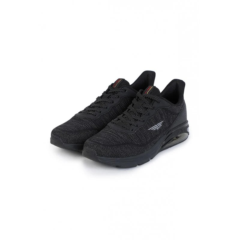 Men Black Walking Shoes - Image 4