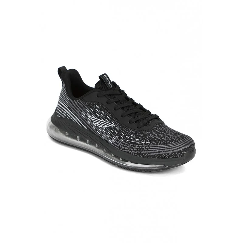 Men Black Walking Shoes - Image 2