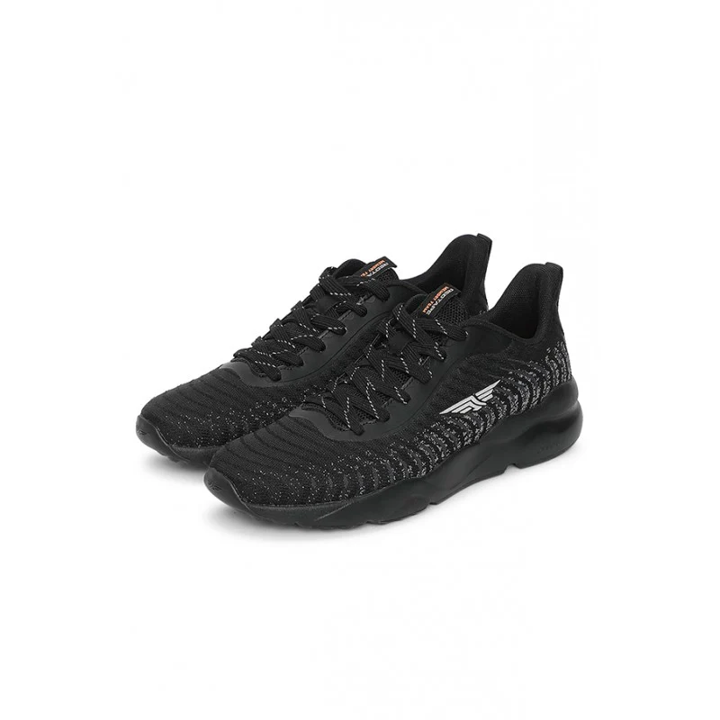 Men Black Walking Shoes - Image 5
