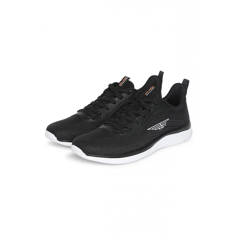 Men Black Walking Shoes - Image 5