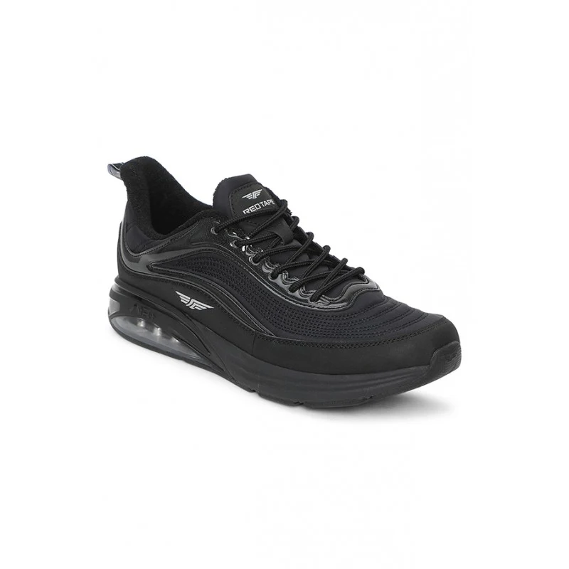 Men Black Walking Shoes - Image 2