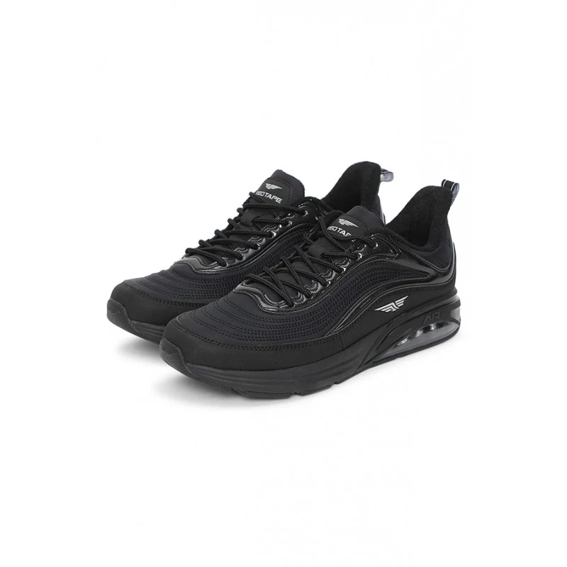 Men Black Walking Shoes - Image 5
