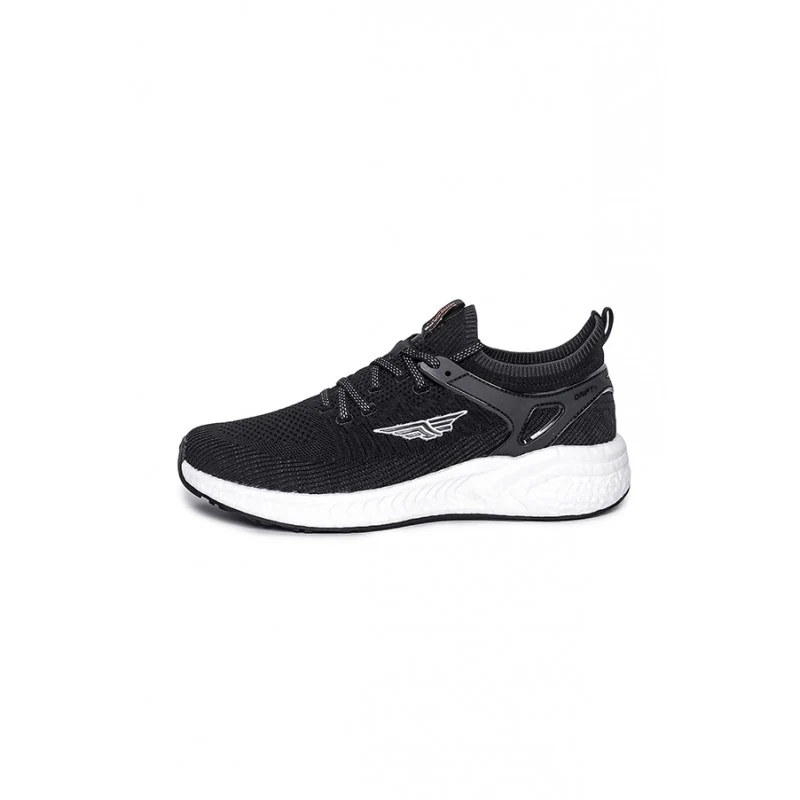 Men Black Walking Shoes - Image 4