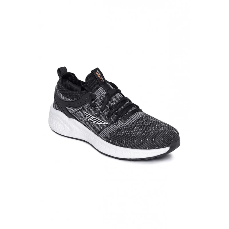 Men Black Walking Shoes - Image 2