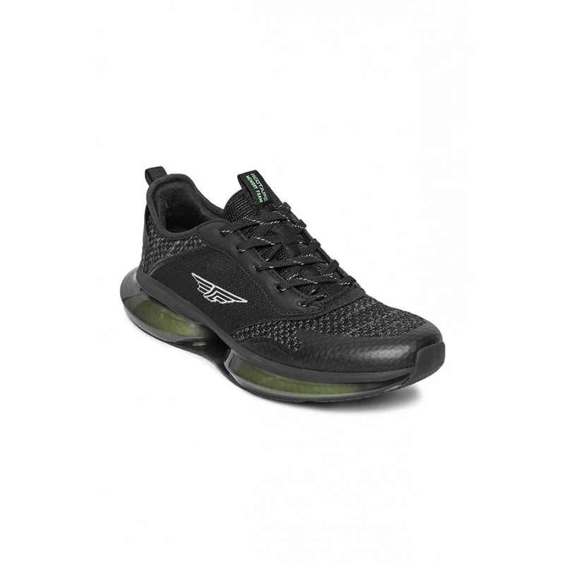 Men Black Walking Shoes - Image 2