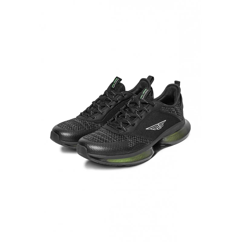 Men Black Walking Shoes - Image 5