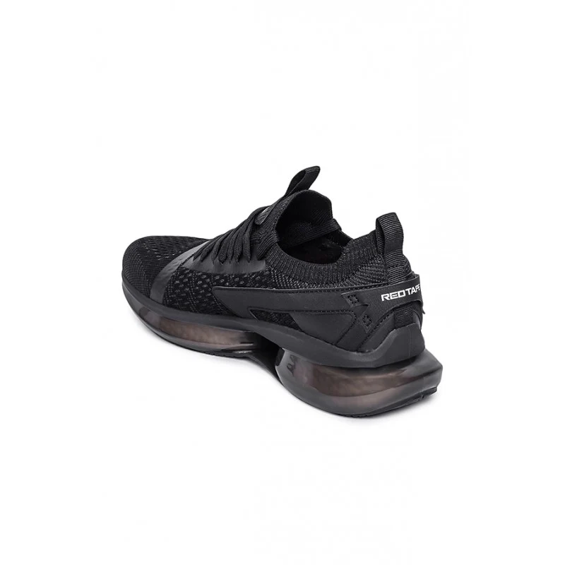 Men Black Walking Shoes - Image 4