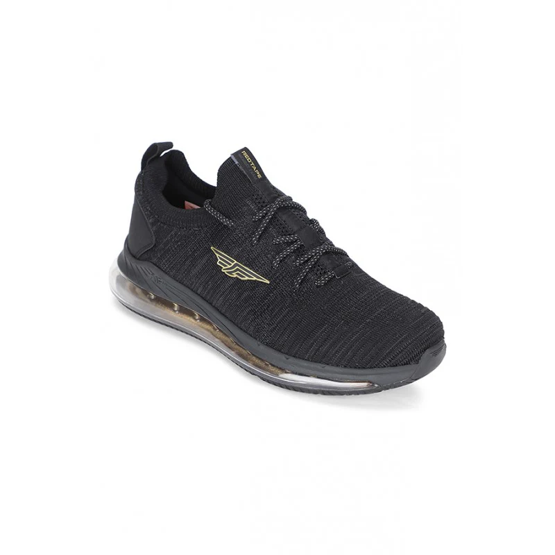 Men Black Walking Shoes - Image 2