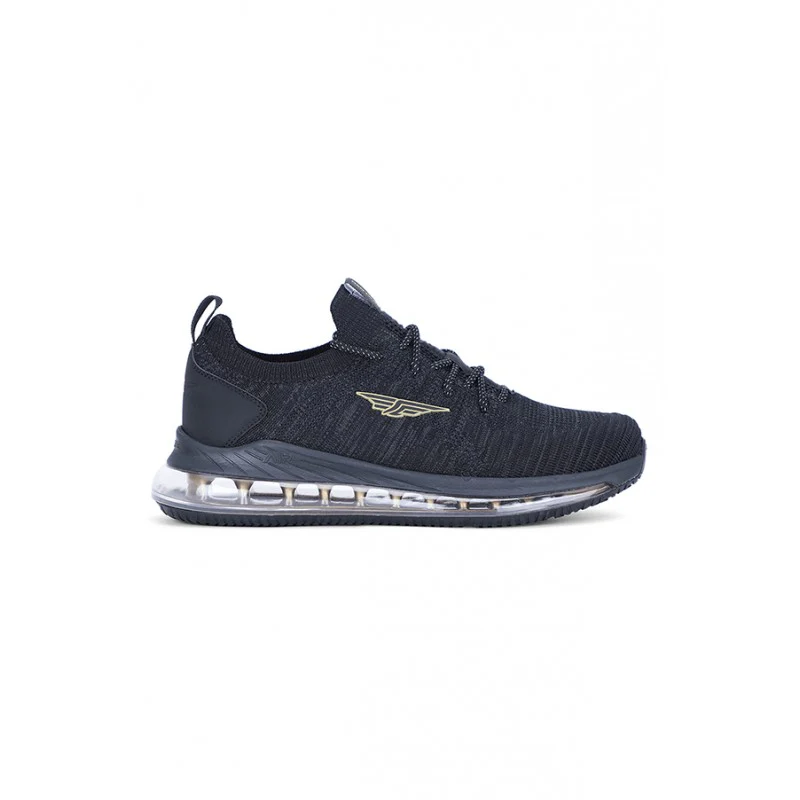 Men Black Walking Shoes - Image 3