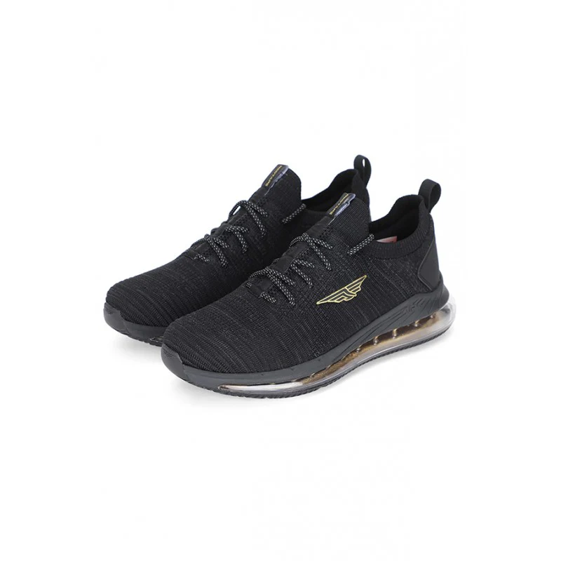 Men Black Walking Shoes - Image 5