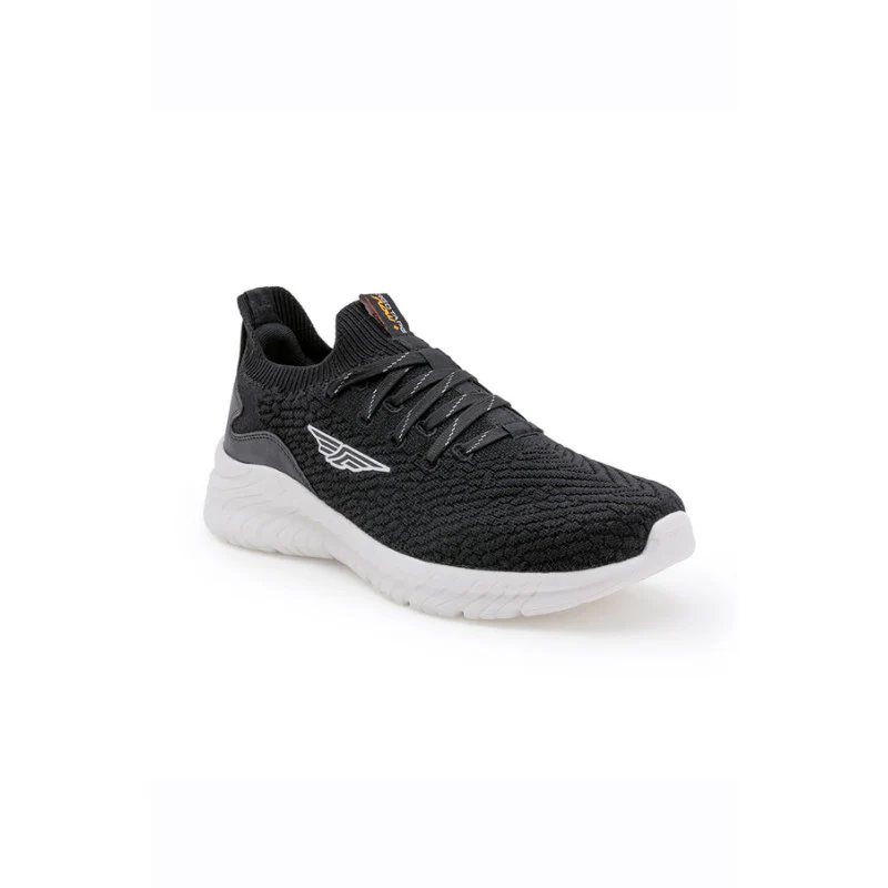Men Black Walking Shoes - Image 2