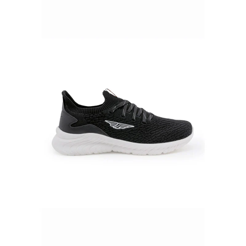 Men Black Walking Shoes - Image 3