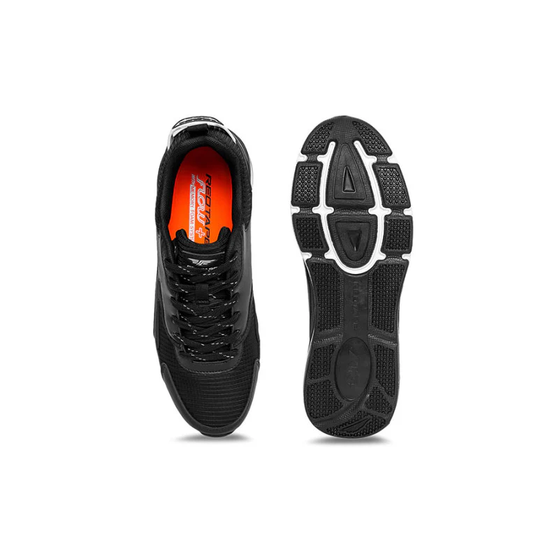 Men Black Walking Shoes - Image 6