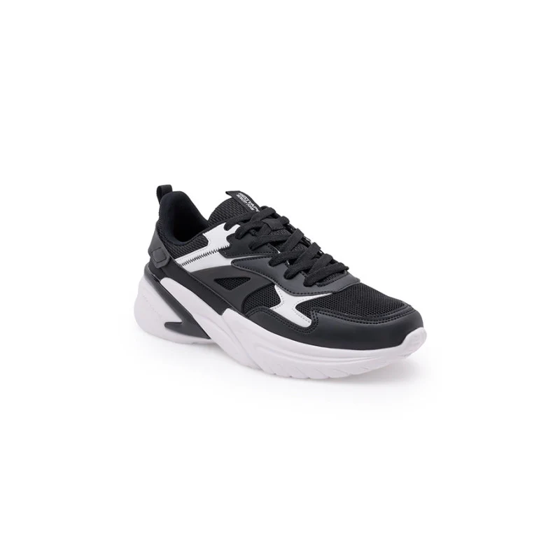 Men Black Walking Shoes - Image 2