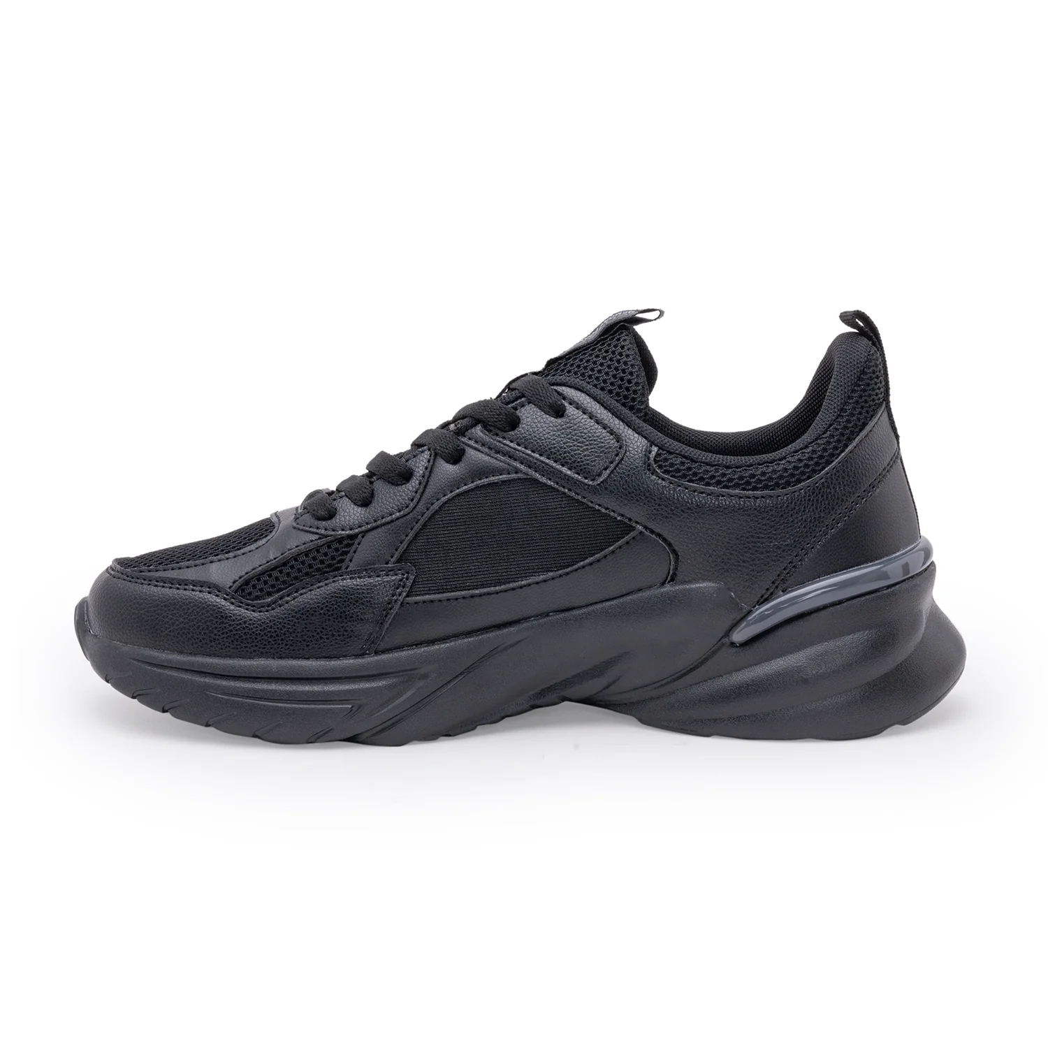 Men Black Walking Shoes - Image 3