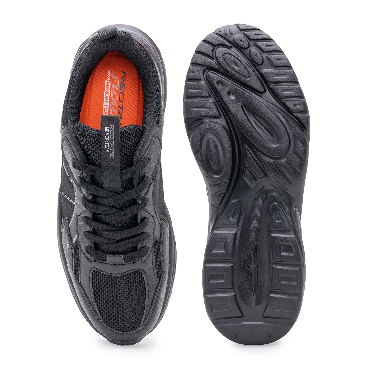 Men Black Walking Shoes - Image 5