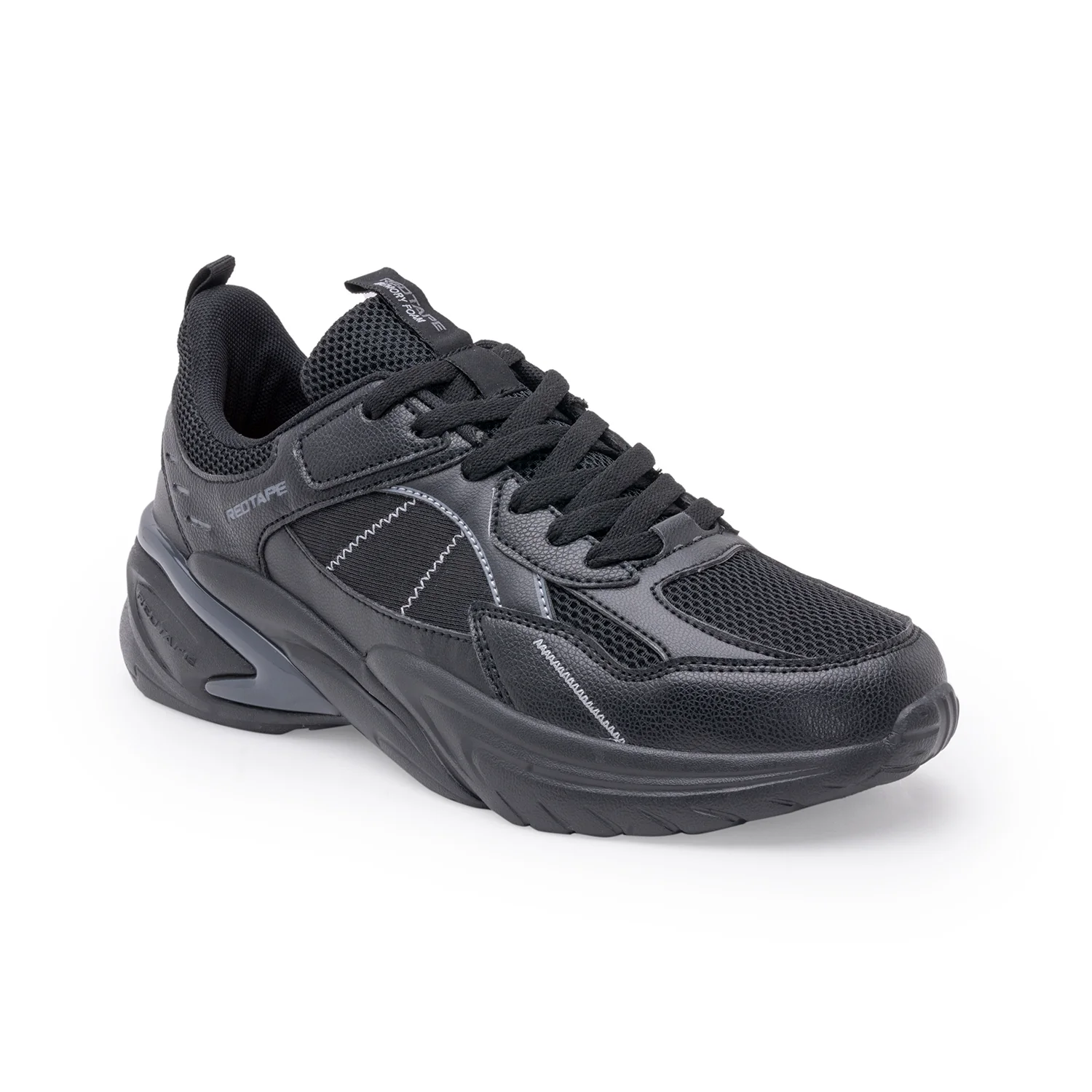 Men Black Walking Shoes - Image 7