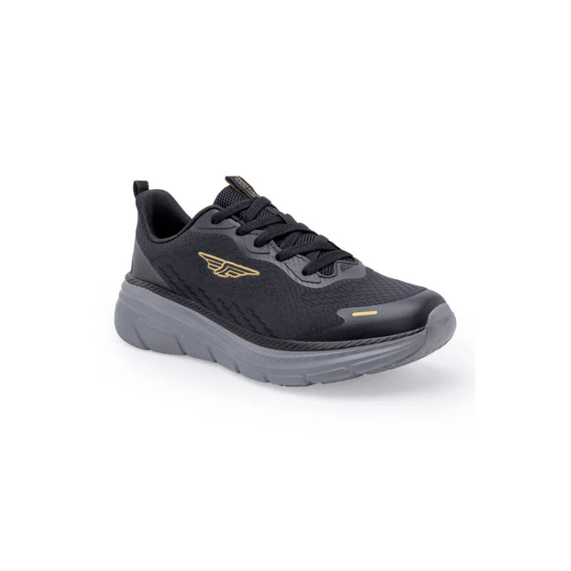 Men Black Walking Shoes - Image 2