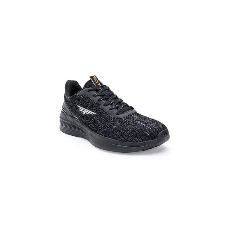 Men Black Walking Shoes - Image 2