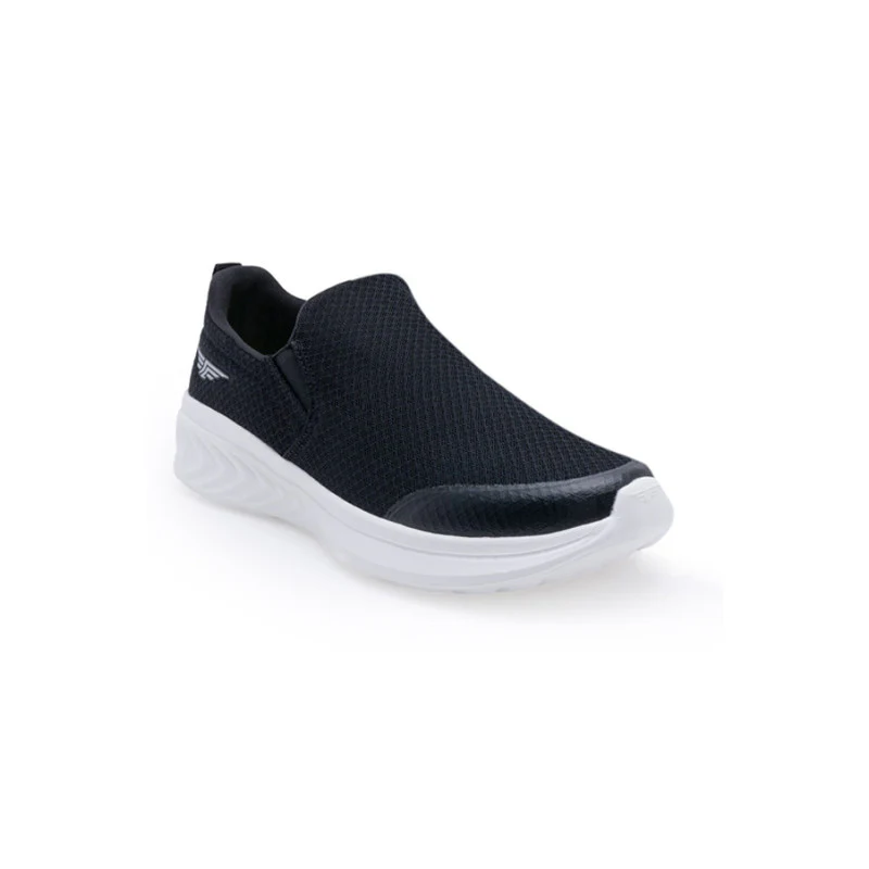 Men Black Walking Shoes - Image 2