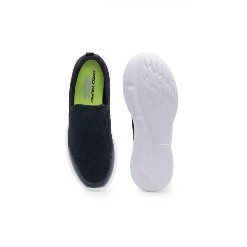 Men Black Walking Shoes - Image 6