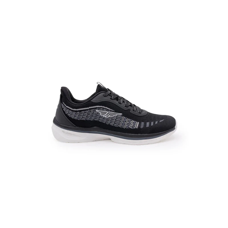 Men Black Walking Shoes - Image 3