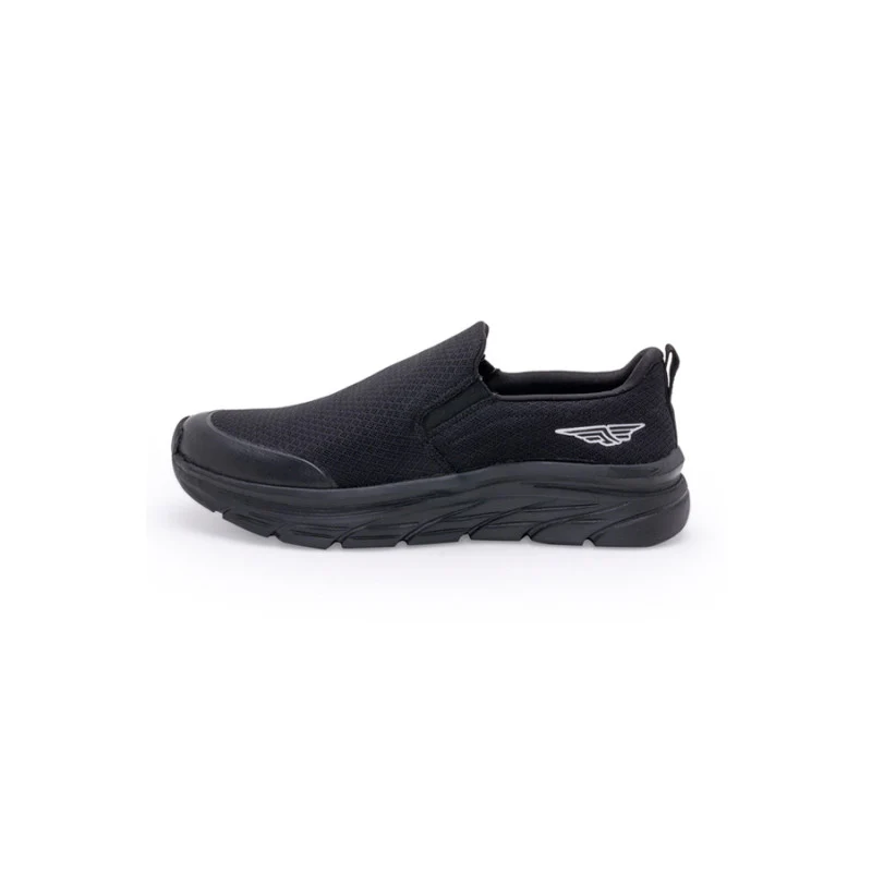 Men Black Walking Shoes - Image 4