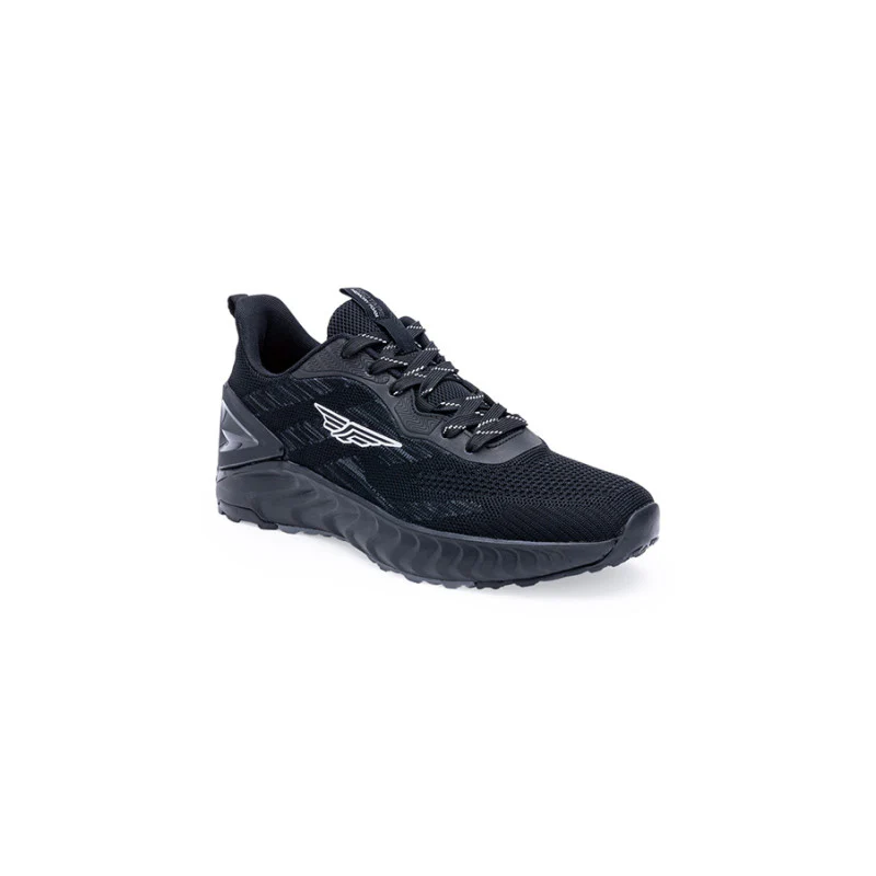 Men Black Walking Shoes - Image 2