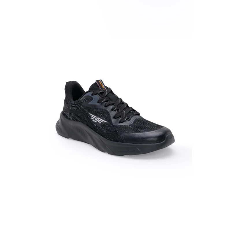Men Black Walking Shoes - Image 2