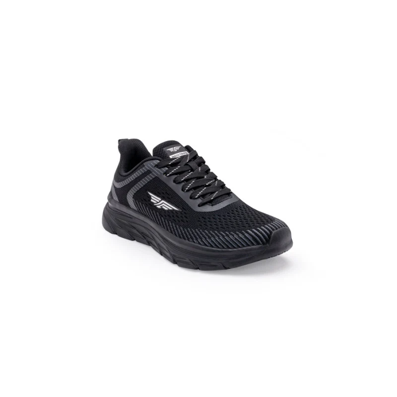 Men Black Walking Shoes - Image 2