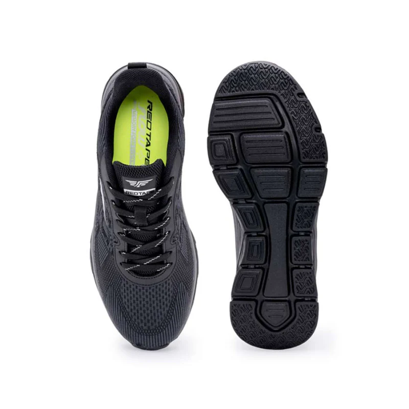 Men Black Walking Shoes - Image 5