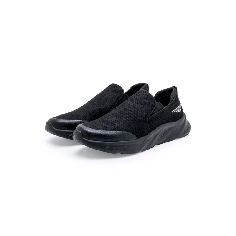 Men Black Walking Shoes - Image 5