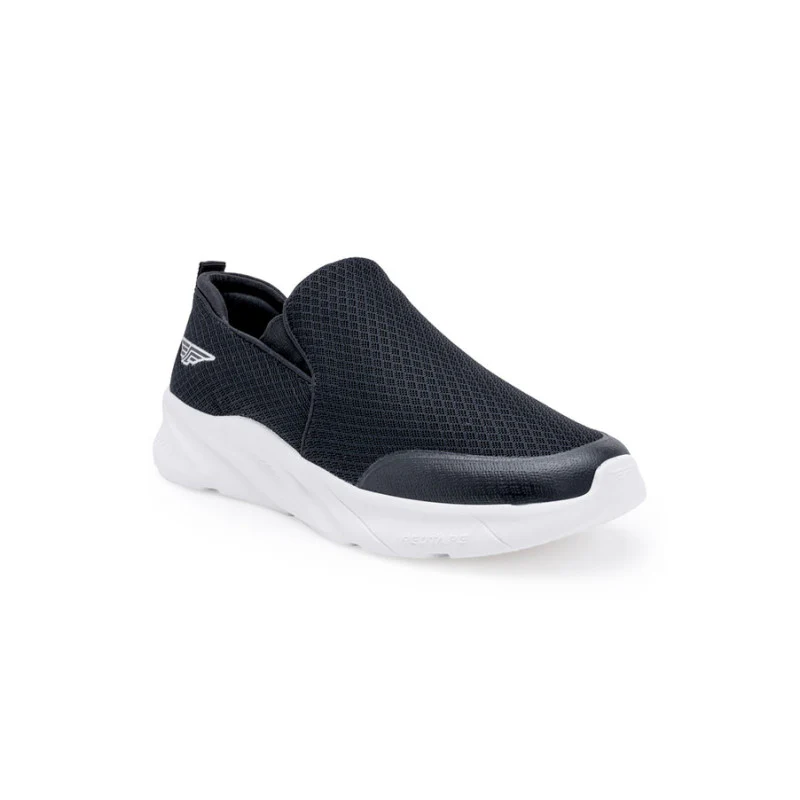 Men Black Walking Shoes - Image 2