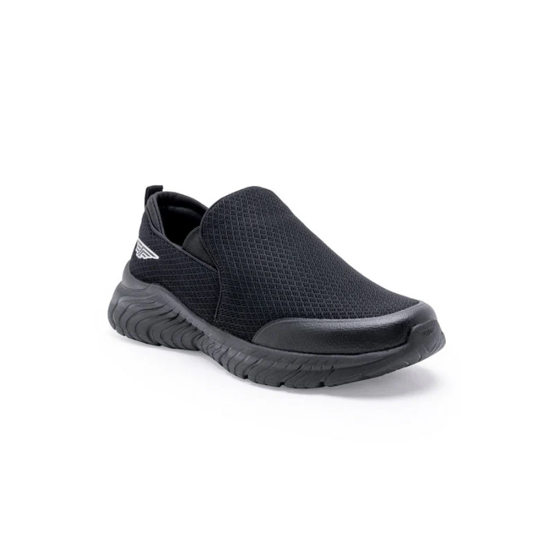 Men Black Walking Shoes - Image 2