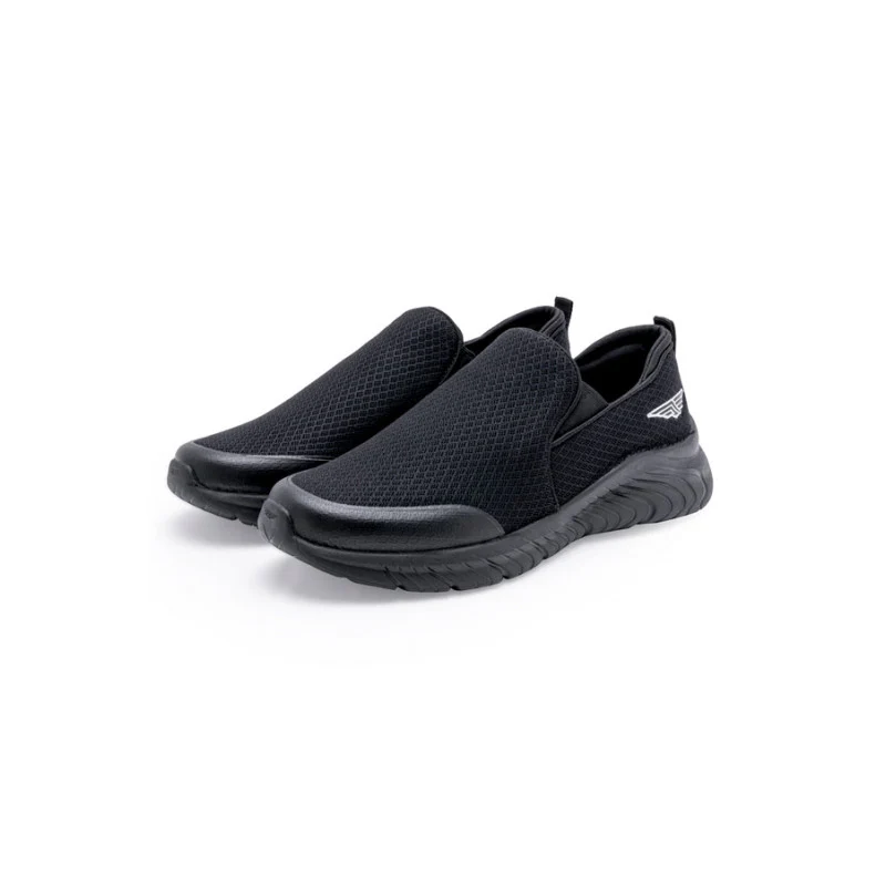 Men Black Walking Shoes - Image 5