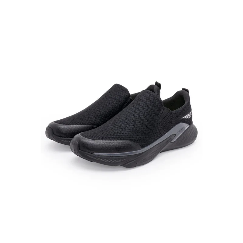 Men Black Walking Shoes - Image 5