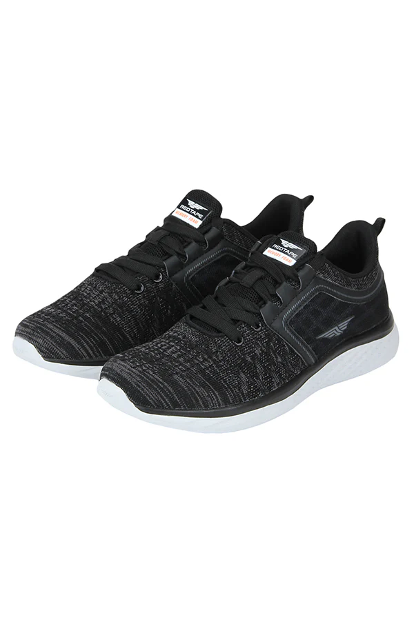 Men Black Walking Shoes - Image 3