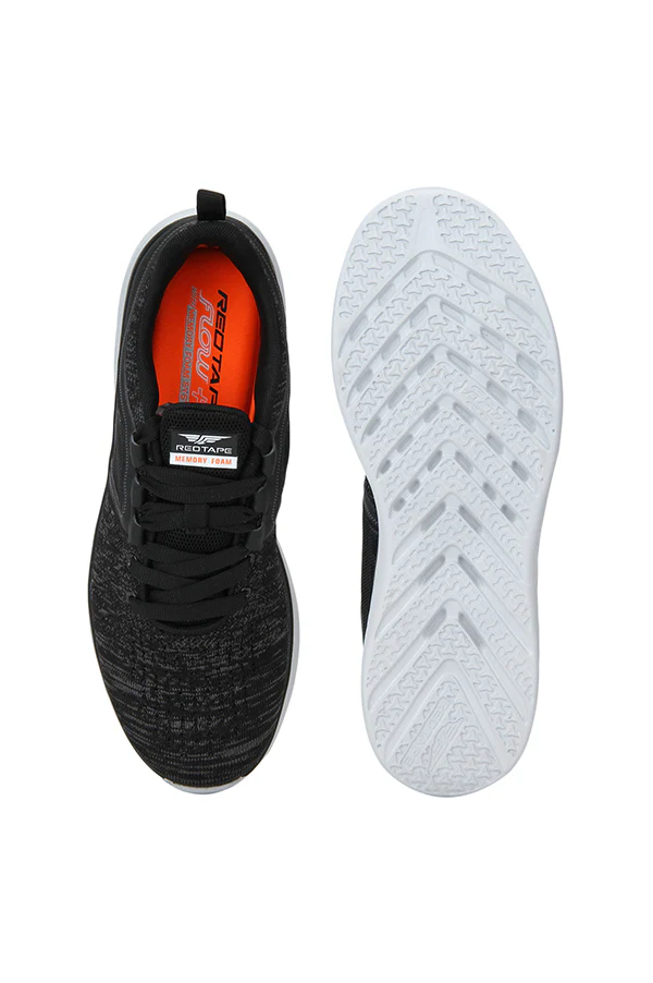 Men Black Walking Shoes - Image 7