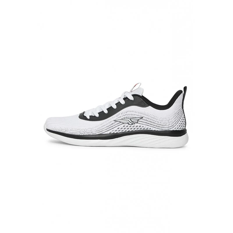 Men Black & White Walking Shoes - Image 4