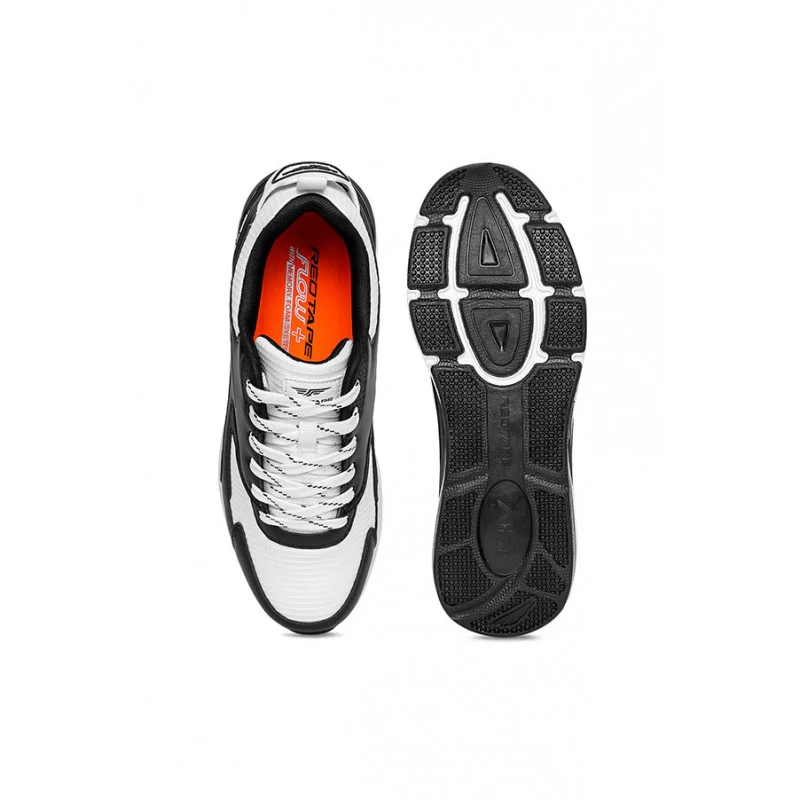 Men Black & White Walking Shoes - Image 6