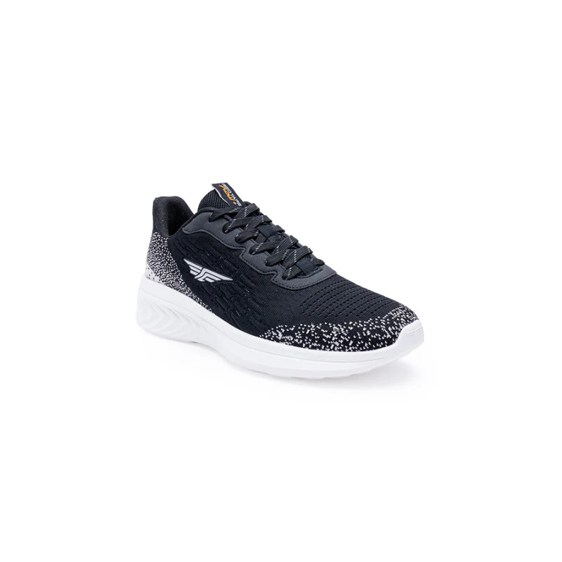 Men Black/White Walking Shoes - Image 2