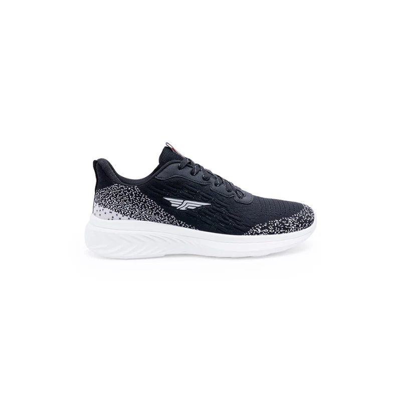 Men Black/White Walking Shoes - Image 3
