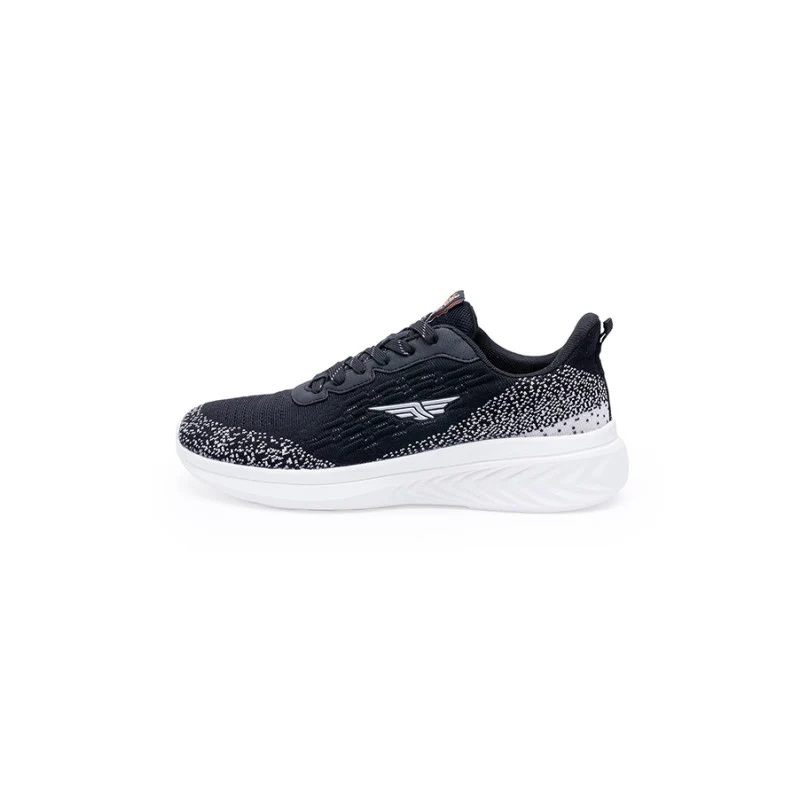 Men Black/White Walking Shoes - Image 4