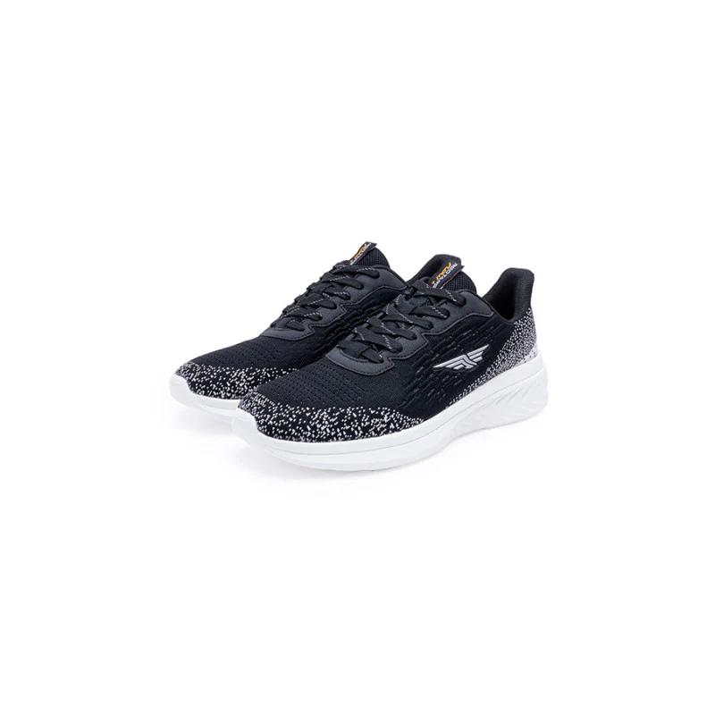 Men Black/White Walking Shoes - Image 5