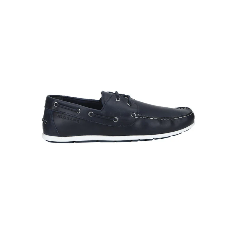 Men Blue Boat Shoes - Image 2